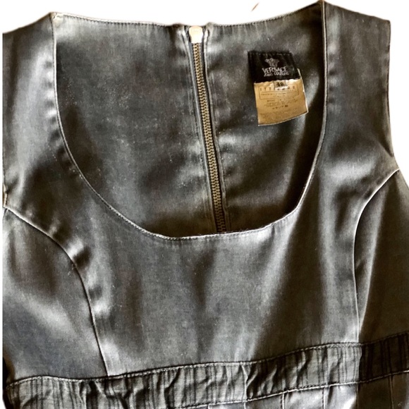 ONE DAY Versace stretch satin dress A jaw dropper! - Picture 7 of 8